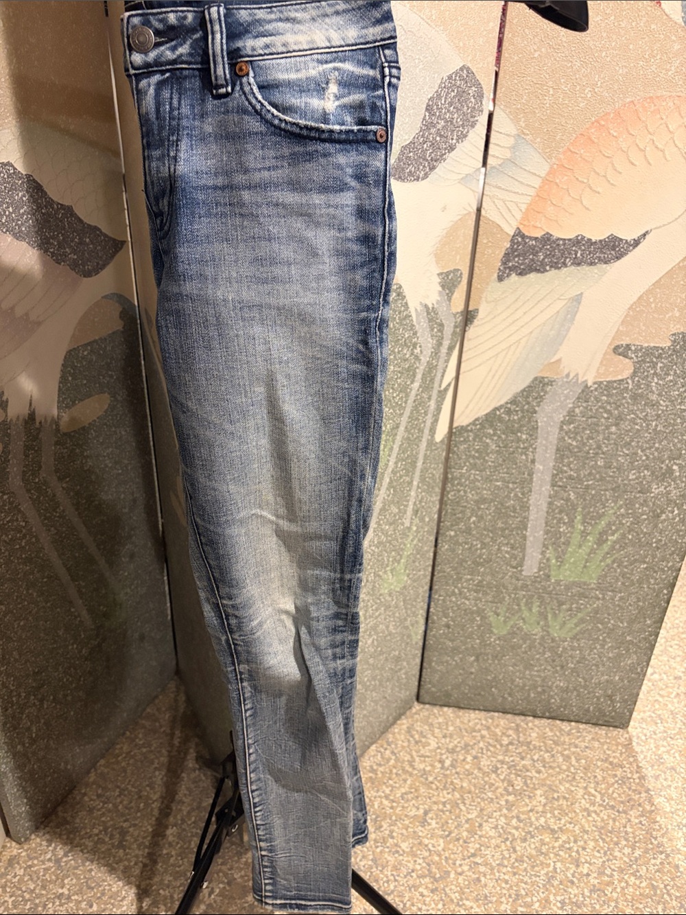 Rock Revival remix Skinny Jeans in Faded Blue Wash